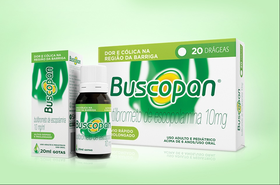 A venda da marca Buscopan está estimada em R$ 1 bilhão